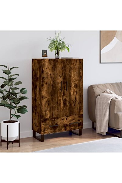 Concept Dulap înalt, stejar afumat, 69,5x31x115 cm, lemn prelucrat