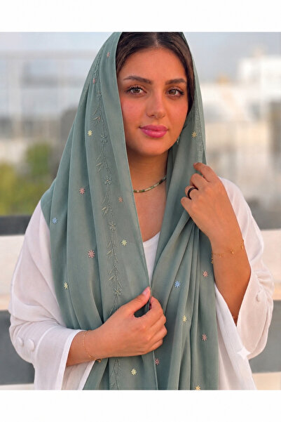 Veil Designer طرحة بوال بنطريز كامل الطرحه أناقة هادئة تناسب كل إطلالة.لوان ا...
