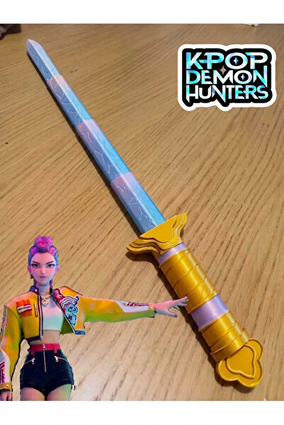 deep3d Kpop Demon Hunters Rumi Oyuncak Plastik Cosplay Aksesuarı 72 cm