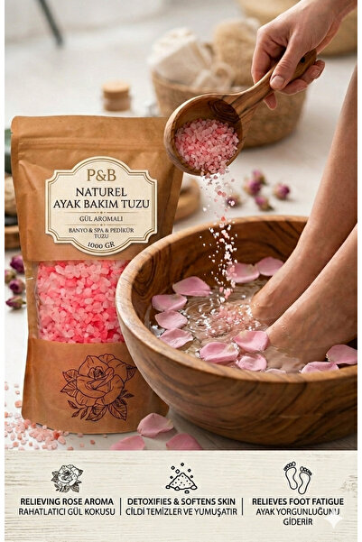 Gülsarayı AYAK BAKIM - BANYO VE PEDİKÜR TUZU GÜL 1000 GR