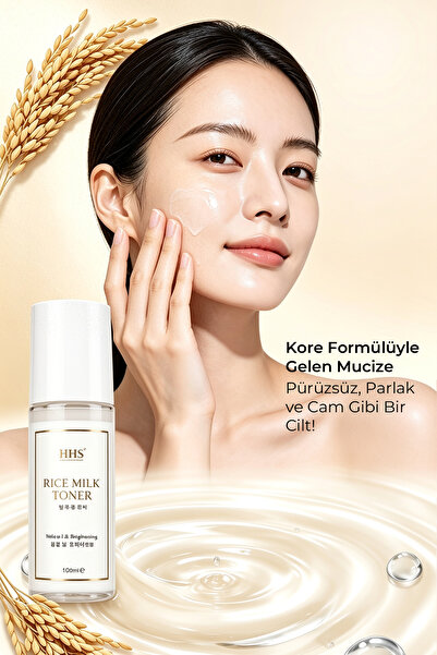Hhs Rice Milk Toner - Pirinç Mayası, Niacinamide Beyazlatıcı Aydınlatıcı Leke Karşıtı Nemlendirici Tonik 150 ml