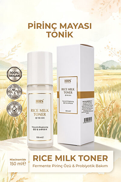 Hhs Rice Milk Toner - Pirinç Mayası, Niacinamide Beyazlatıcı Aydınlatıcı Leke...