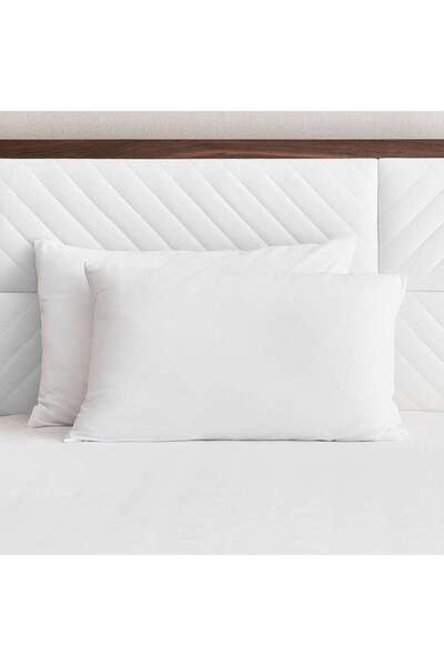 PAN HOME Premium Turkish Cotton Jersey 2-piece Pillowcase Set 50x75cm - White