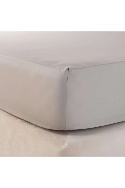 PAN HOME Eminence Living 3-piece King Fitted Sheet Set 180x200+33cm - Silver ...