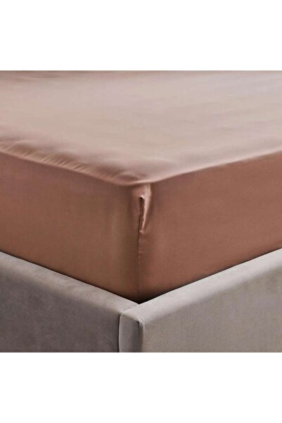 PAN HOME ملاءة سرير مزودة برباط كل يوم كوين 160x200+33 سم - بيج داكن