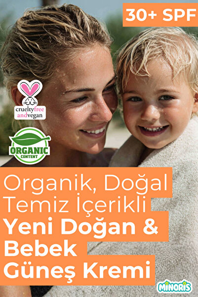Minoris Baby Organik Güneş Koruyucu Sprey Krem Spf30 150ml