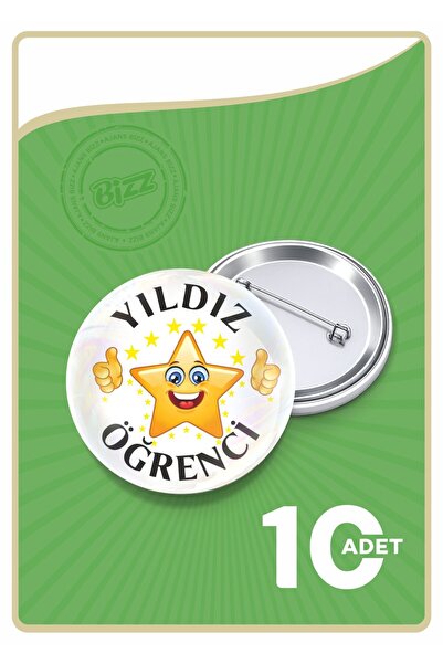 B Ajans Bizz Yıldız Öğrenci Motivasyon Rozeti -03 ( TOPLAM 10 ADET )