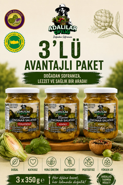 Enginar Mevsimi 3 lü Paket Enginar Salatası