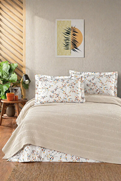 Vannes Home Canlı Renkli Çift Kişilik Şık Pike Takımı 240x260 cm
