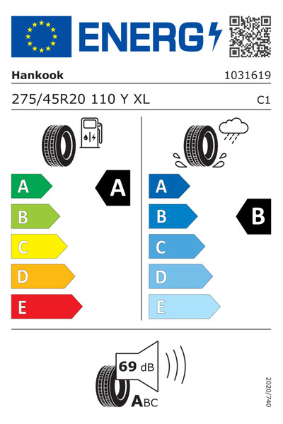 Hankook Ventus Evo SUV K137A * 275/45R20 110Y XL 4x4 Yaz Lastiği (Üretim Yılı...