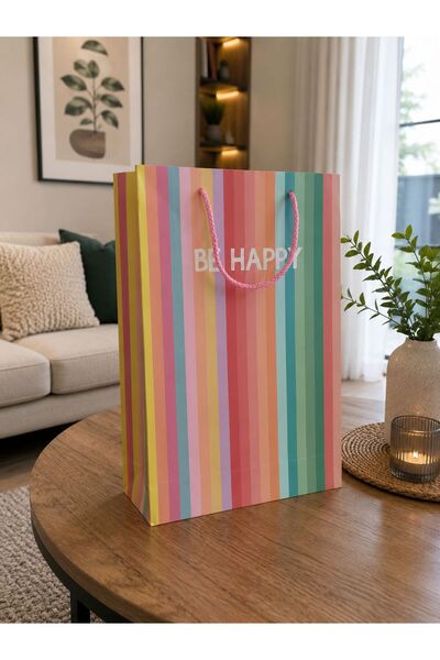 4nio Happy Hediye Karton Poşet