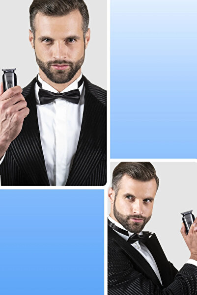 GOLDMASTER Zuma Islak Kuru 10in1 Kablolu Ve Kablosuz Kullanım Hızlı Şarjlı Full Standlı Erkek Bakım Seti Kiti