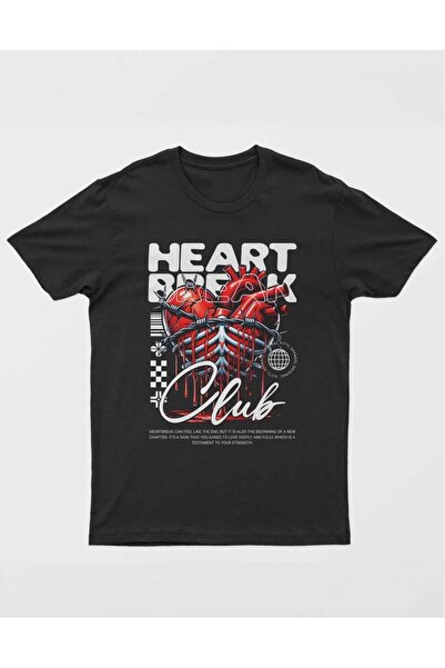 buzagi tasarım ürünleri Urban Streetwear Regular Fit Black Unisex T-Shirt