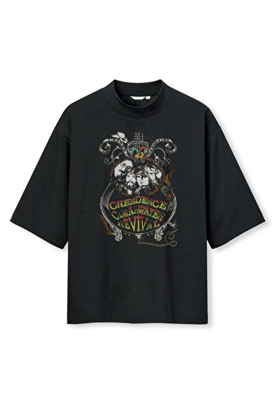 buzagi tasarım ürünleri Creedence Clearwater Revival Digital Print Oversize B...