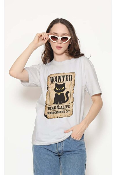 buzagi tasarım ürünleri Sarkastik Regular Fit Unisex White T-Shirt
