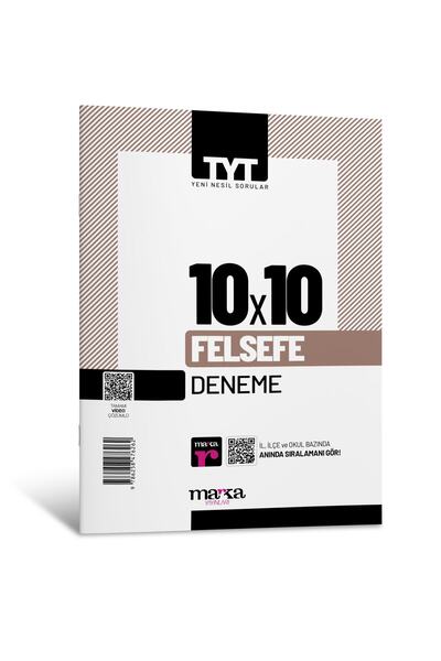 Marka Yayınları Marka Yks Tyt Felsefe 10x10 Deneme