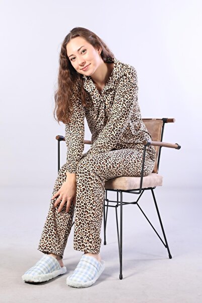 Mckanzie 3306 Set de pijamale Milan cu guler moale, cu mâneci lungi și fund lung