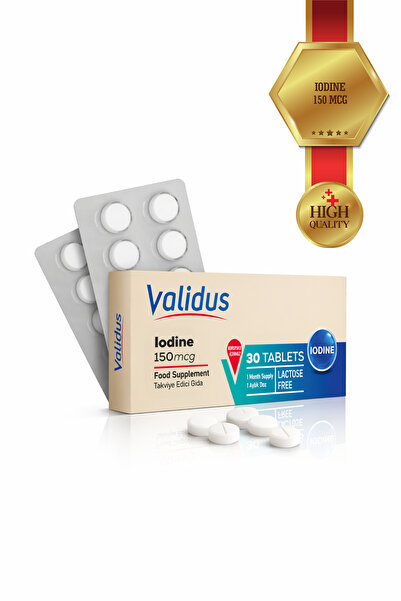 Validus أقراص إيودين 150 ماك جرام 30 نفطة