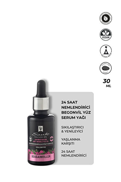 Santo Volcano SPA 24 Saat Nemlendirici Begonvil Yüz Serum Yağı