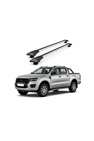 ART Bare portbagaj transversale auto aluminiu compatibile Ford Ranger (T7) ca...