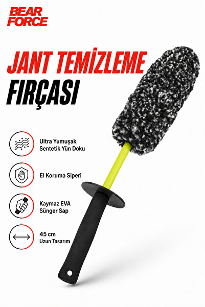 ROBEVE Bear Force Premium Jant Temizleme Fırçası 45 cm Oto Jant Yıkama Fırças...