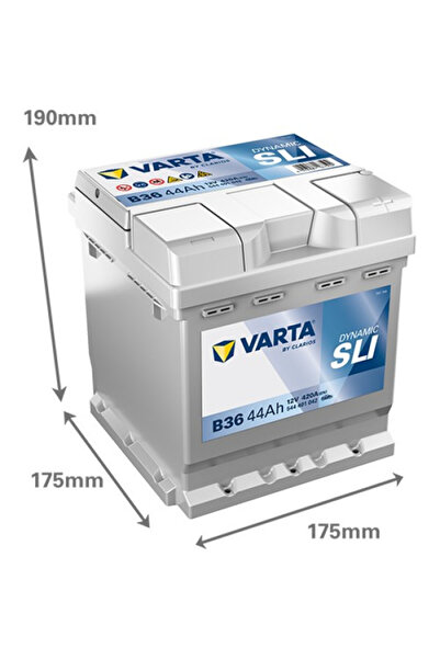 Varta B36 Dynamic SLI автомобилен акумулатор 44Ah 12V 544401042K262
