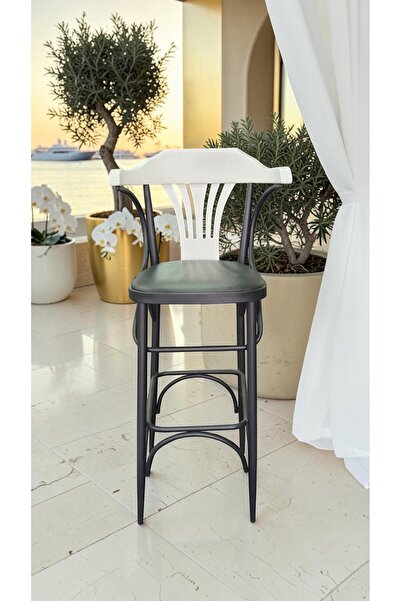 metallion Shelby Serisi 75 cm 1. Sınıf Siyah Metal Ayaklı 1. Sınıf Deri Minde...