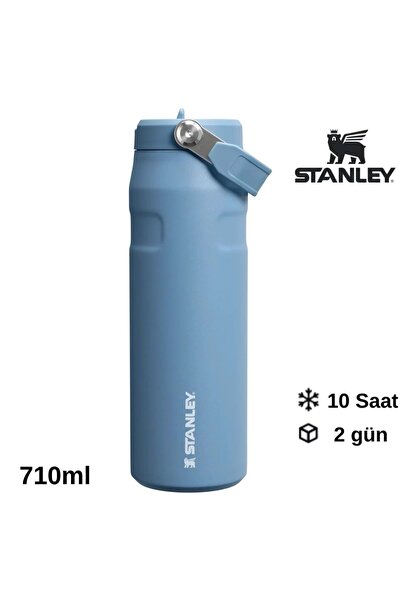 Stanley The IceFlow Flip Straw Pipetli Termos Bardak 0,70 LT Matara TURKUAZ