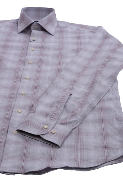 Giant Cămașă cu mânecă lungă în carouri pentru bărbați - Modern Fit Casual Bu...