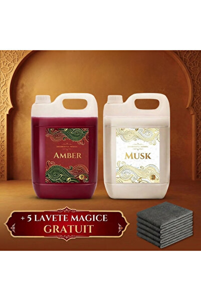 Detergentul Arabesc Pachetul Arabesc: 10L Detergent Gel cu Parfum Oriental + ...