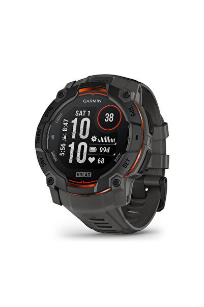Garmin Ceas Instinct 3 Solar 50MM Negru Antracit