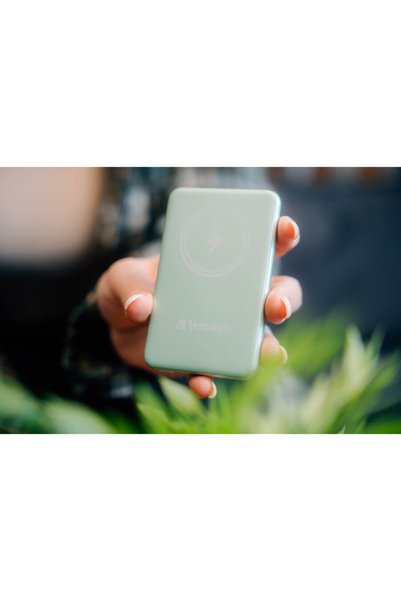 Verbatim Magnetic Wireless Charge'N'Go 5000mAh Verde