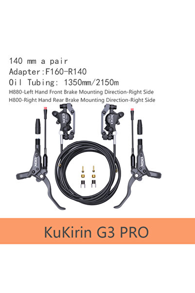 Choice11 G3PRO XOD H800/H880 Electric Scooter Hydraulic Disc Brake for KUKiri...