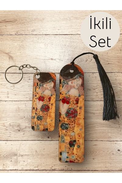 FALAVİ Gustave Klimt The Kiss Kitap Ayracı