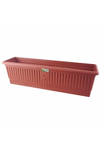 Olgun Home Dikdörtgen Uzun Balkon Saksısı Sebze Saksı 71 Cm 13 Litre Çiçek Sa...