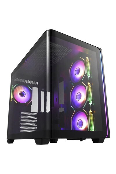 Fortron Mid Tower Fara sursa FSP M580-BA Negru