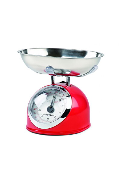 G3ferrari G3 Ferrari Aska Beige Round Mechanical kitchen scale