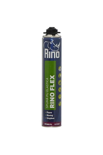 Rino Spuma poliuretanica elastica pentru pistol FLEX, 750ml