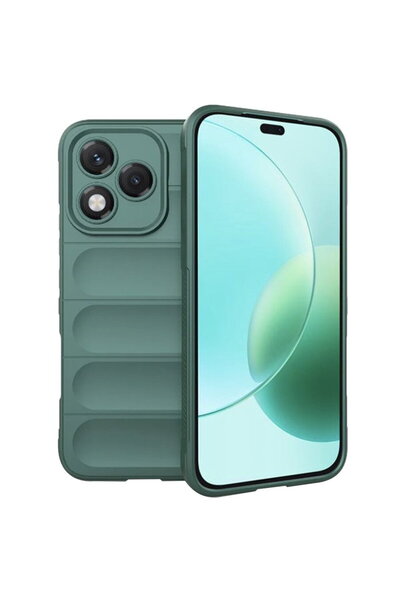 Techsuit Калъф за Honor 400 Lite - Магически щит - Зелен