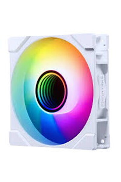 Phanteks M25 Gen2 PWM D-RGB Fan - Reverse Blade, 120mm, White