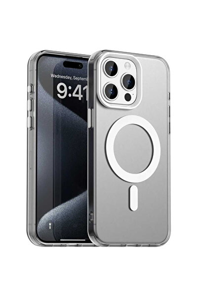 Techsuit Husă pentru iPhone 15 Pro Max - CandyCase MagSafe - Alb