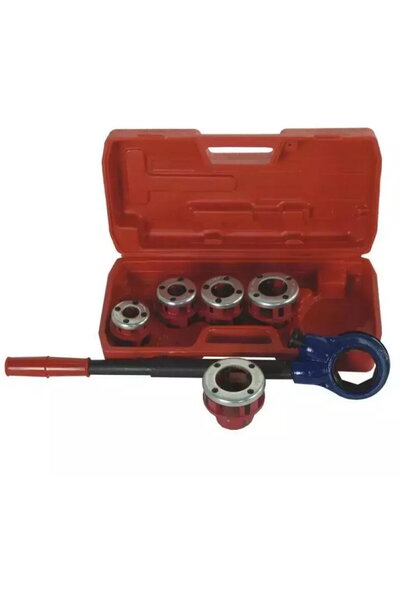DEDRA EXIM Set Clupa manuala de filetat 3/8",1/2",3/4",1",1-1/4"