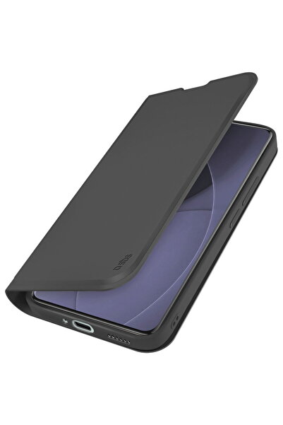 SBS Husă tip portofel netedă cu clapetă pentru Xiaomi Redmi Note 15 Pro+ - Negru