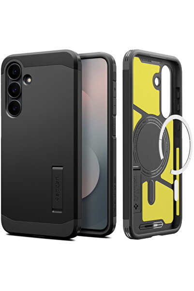Spigen Husa pentru Samsung Galaxy S25 FE - Tough Armor MagSafe - Black