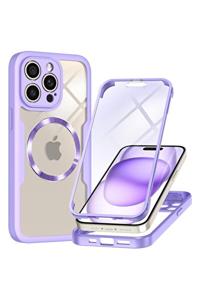 Techsuit Husă pentru iPhone 14 Pro Max + Folie - ColorVerse 360 MagSafe Serie...