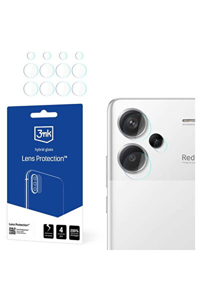 3MK Folie pentru Xiaomi Redmi Note 13 Pro+ 5G (set 4) - Protecție Lentile - T...