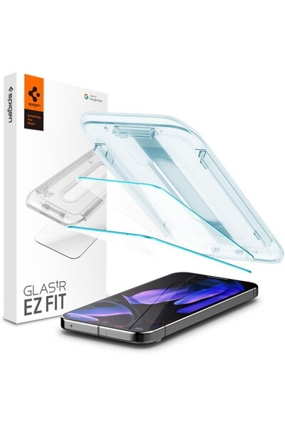 Spigen Folie pentru Google Pixel 9 / 9 Pro (set 2) - Glas.tR EZ FIT - Transpa...