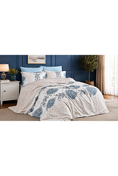 Fabeteks Daisy Ranforce 100% Cotton Double Duvet Cover Set