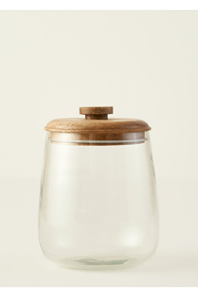 Bella Maison Molena Jar with Handle and Lid Natural (1600 ml)