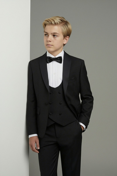 Doctor junior Boy's Tuxedo Suit Slim Fit / Without Shirt/Without Bow Tie